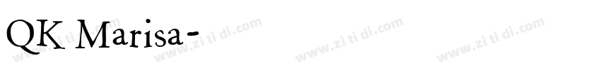 QK Marisa字体转换